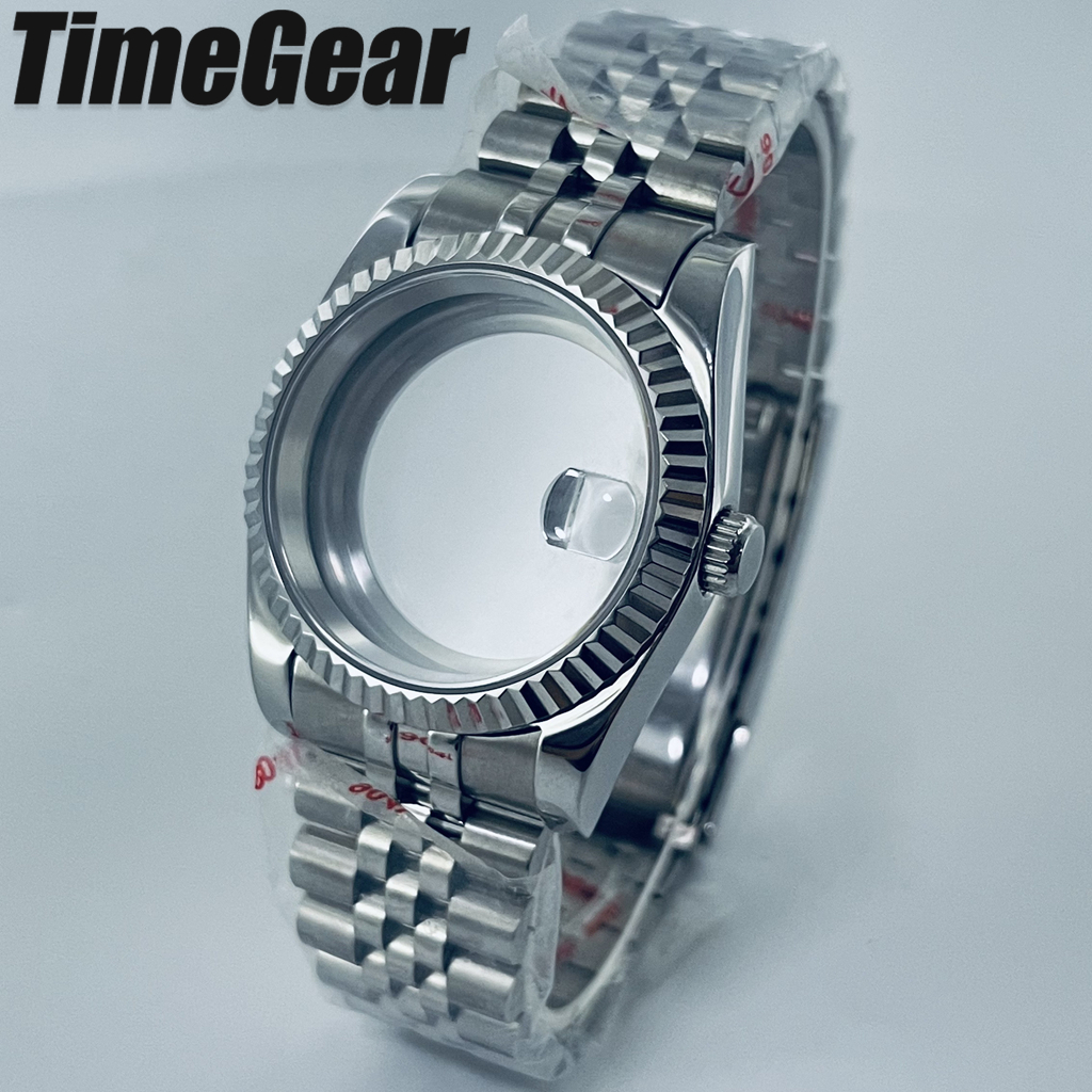 AliExpress Fluted Watch Case with Jubilee Bracelet (36-40mm), view 2