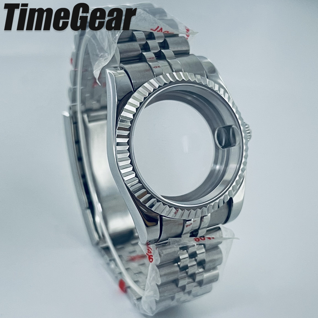 AliExpress Fluted Watch Case with Jubilee Bracelet (36-40mm), view 3