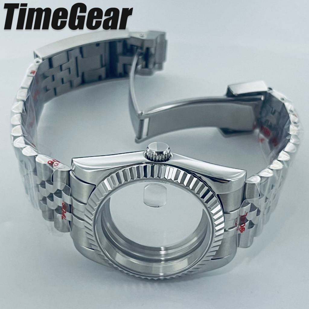 AliExpress Fluted Watch Case with Jubilee Bracelet (36-40mm), view 4
