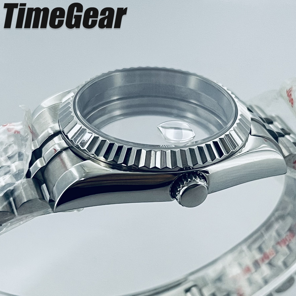 AliExpress Fluted Watch Case with Jubilee Bracelet (36-40mm), view 6