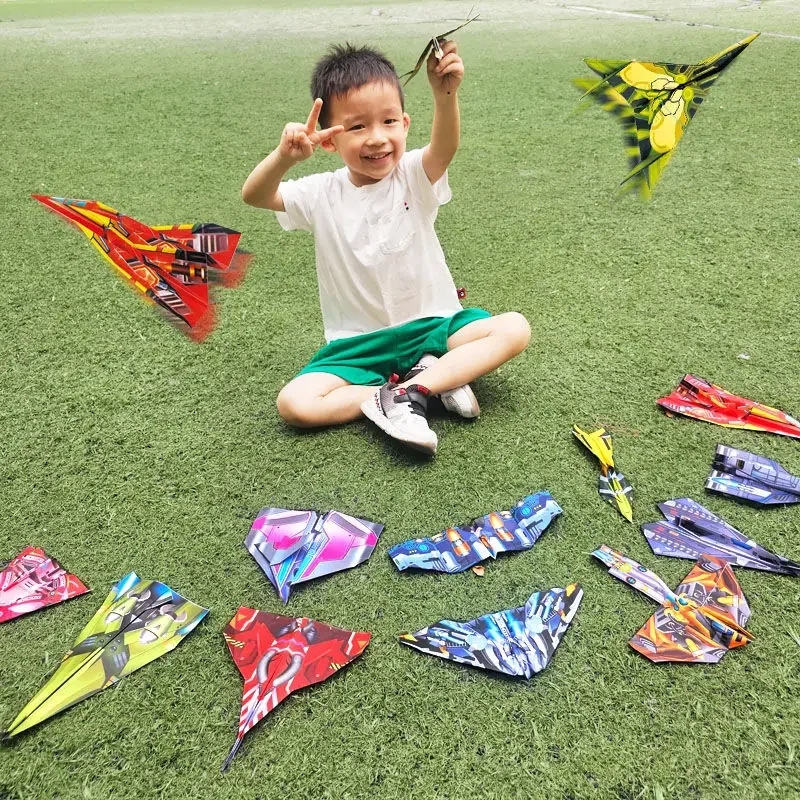 AliExpress 36Pcs DIY Children's Origami Airplane Parent-Child Full-Color Handmade Toy Airplane Educational Toy Hands-On Ability Puzzle Toy, view 4