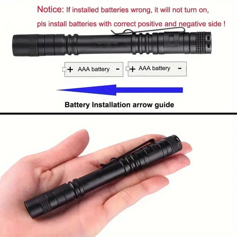 AliExpress 395nm UV Blacklight Pen Flashlight, view 6