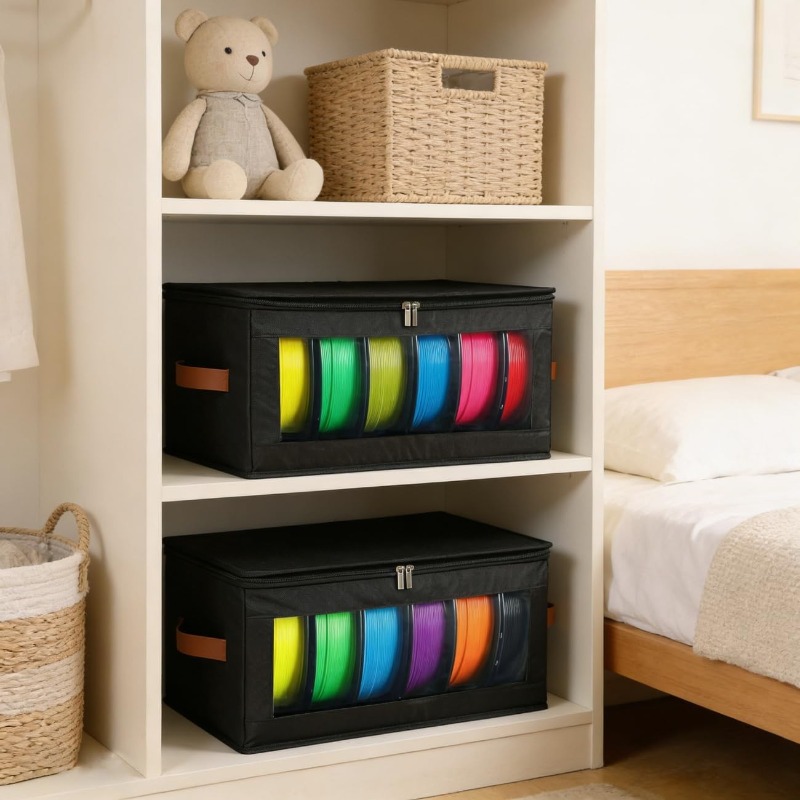 AliExpress 3D Printer Filament Storage Bag Cloth Transparent Window Dustproof Moisture Resistant Organizer for Workshop Home Office