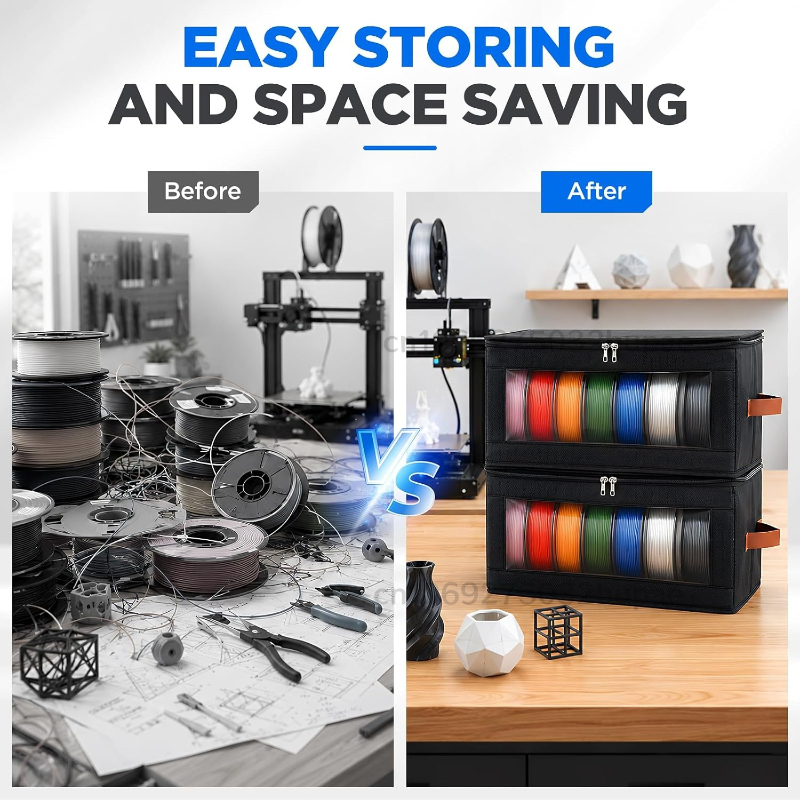 AliExpress Nonwoven 3D Printer Filament Storage Bag, view 3
