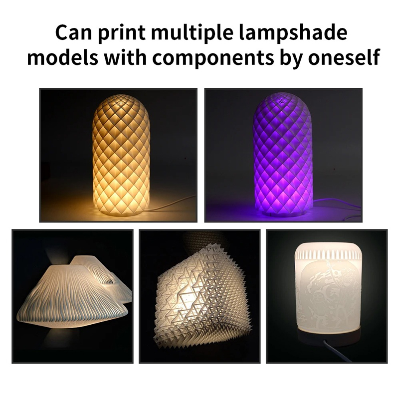 AliExpress 3D Printer Part For Bambu Lab LED Lamp Kit 001 DIY Model Hardware Without Shell Warm White DC 5V 3D Printer Adjustable Light Kit, view 2
