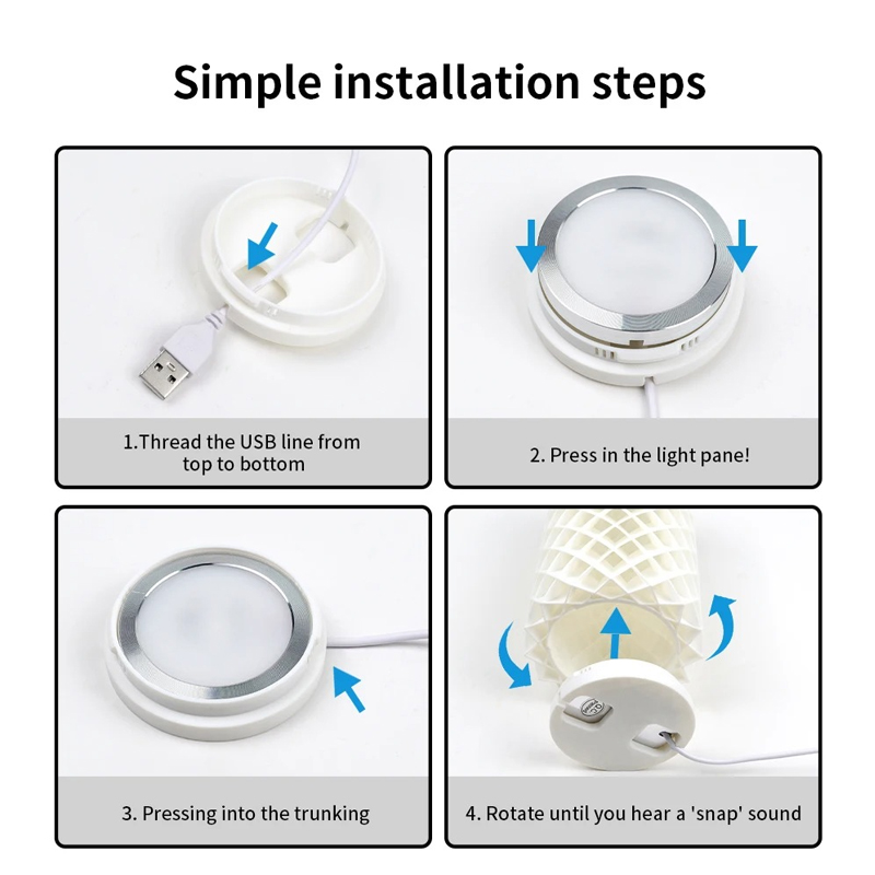 AliExpress 3D Printer Part For Bambu Lab LED Lamp Kit 001 DIY Model Hardware Without Shell Warm White DC 5V 3D Printer Adjustable Light Kit, view 3