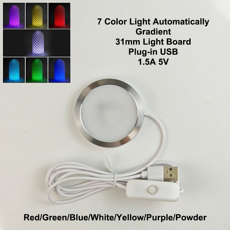 AliExpress 3D Printer Part For Bambu Lab LED Lamp Kit 001 DIY Model Hardware Without Shell Warm White DC 5V 3D Printer Adjustable Light Kit, view 6