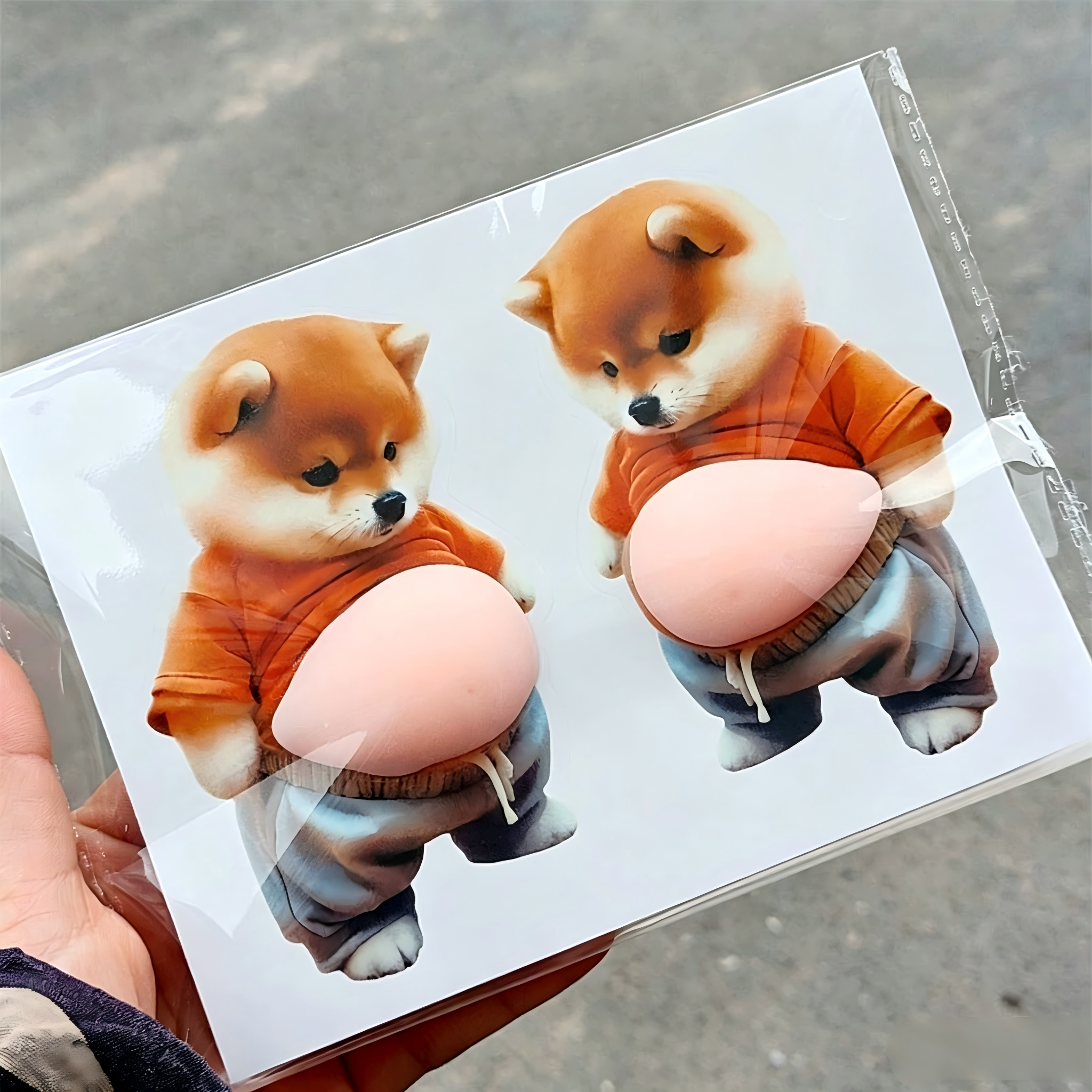 AliExpress 3D Shiba Inu Squishy Belly Stickers