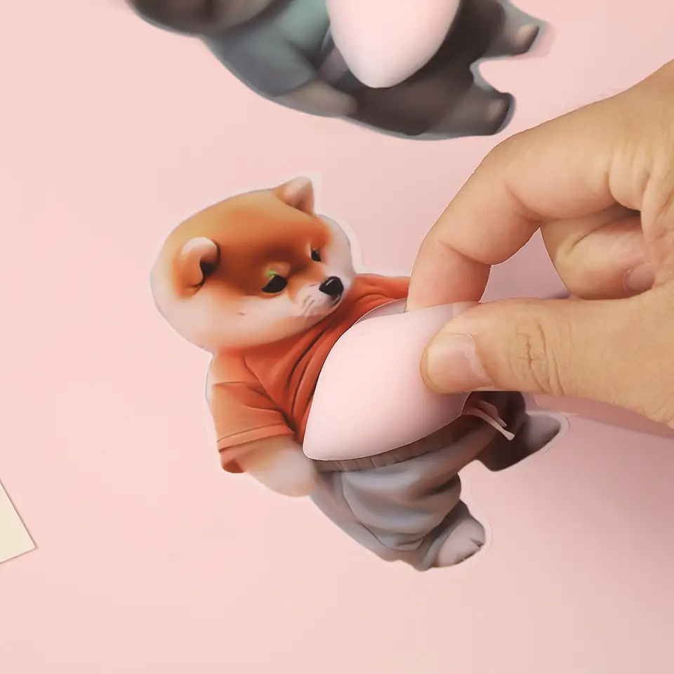 AliExpress 3D Shiba Inu Squishy Belly Stickers, view 2