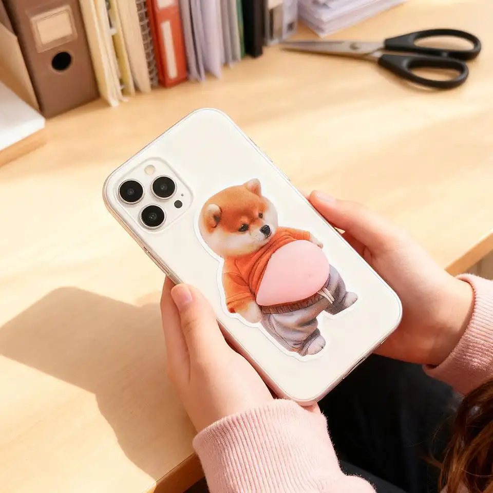 AliExpress 3D Shiba Inu Squishy Belly Stickers, view 5