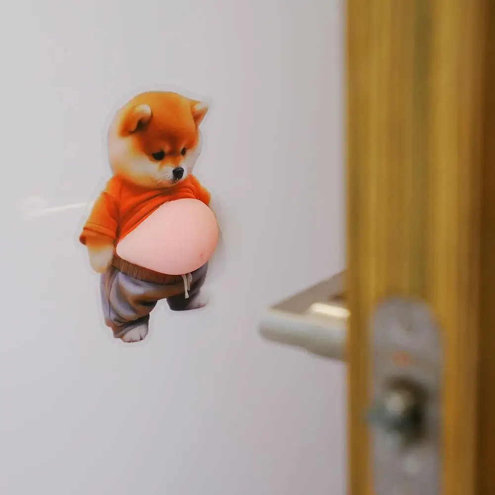 AliExpress 3D Shiba Inu Squishy Belly Stickers, view 6