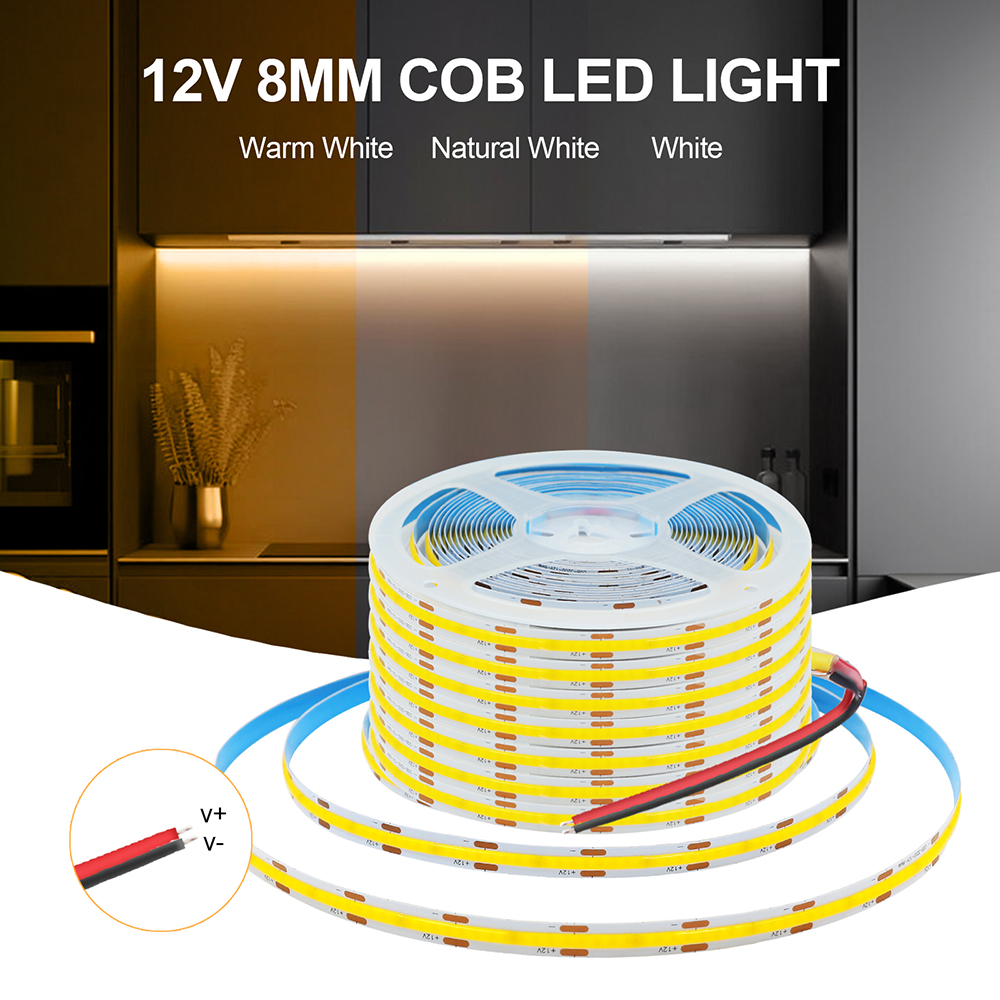 AliExpress PCB COB LED Strip Light, 320 LEDs per Meter, view 3
