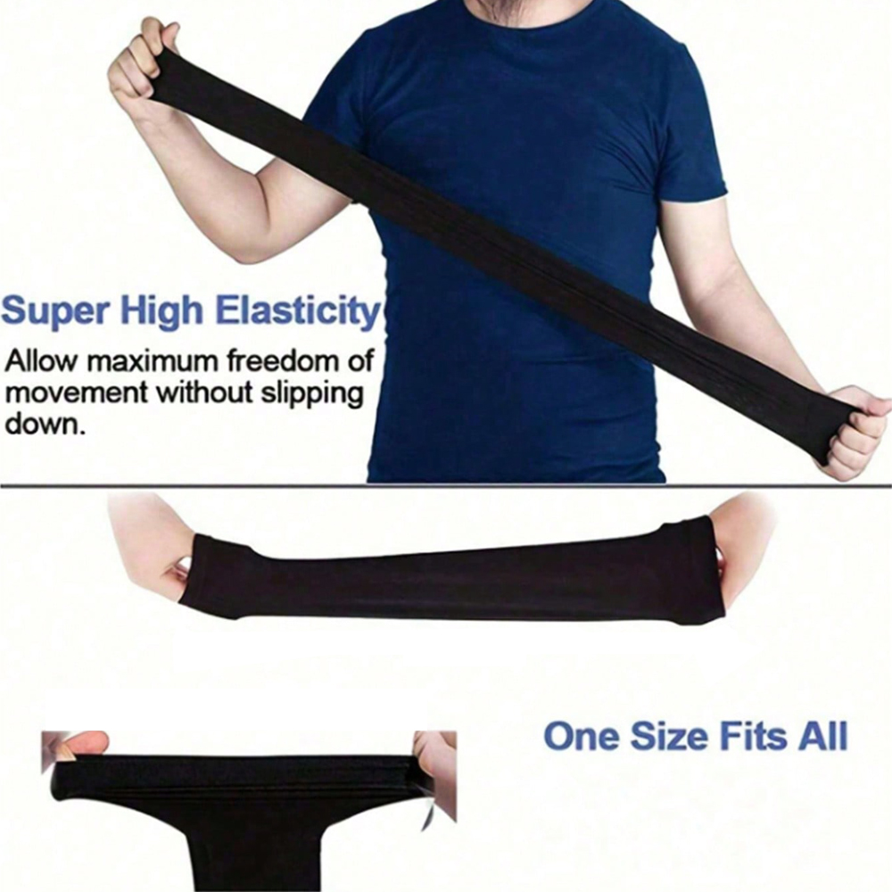 AliExpress Ice Silk Sun Protection Arm Sleeves (3 Pairs), view 6
