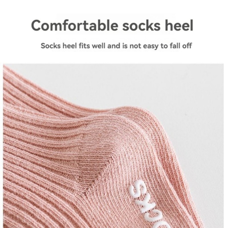 AliExpress 3Pairs/Lot Baby Socks Boys Girls Cotton Stripe Soft Sock Kids Toddler Non-Slip Rubber Grips Floor Socken For 0-3 Years, view 4