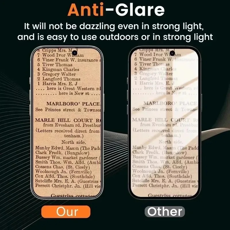 AliExpress Matte Anti-Fingerprint iPhone Screen Protectors, view 4