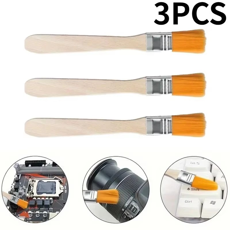 AliExpress 3pcs Anti-Static Dusting Brushes for PC Laptops Cameras Multi-Function Keyboard Computer Cleaning Brushes Corner Gap Duster