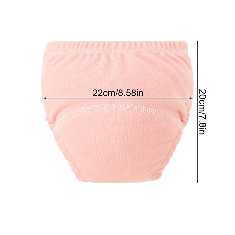 AliExpress 3Pcs Baby Diaper Training Pants for Girls Boys Washable Nappies Infant Cloth Diapers Reusable Kids Underwear Toddler Shorts, view 2