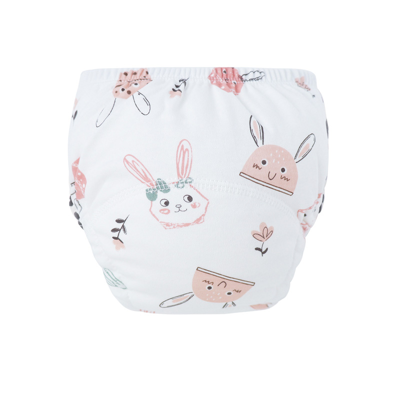 AliExpress 3Pcs Baby Diaper Training Pants for Girls Boys Washable Nappies Infant Cloth Diapers Reusable Kids Underwear Toddler Shorts, view 4