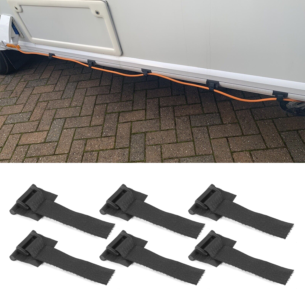 AliExpress 3pcs Caravan Water Pipe Holder Caravan Power Cable And Fresh Water Pipe Support Straps For Home Garage Boat RV