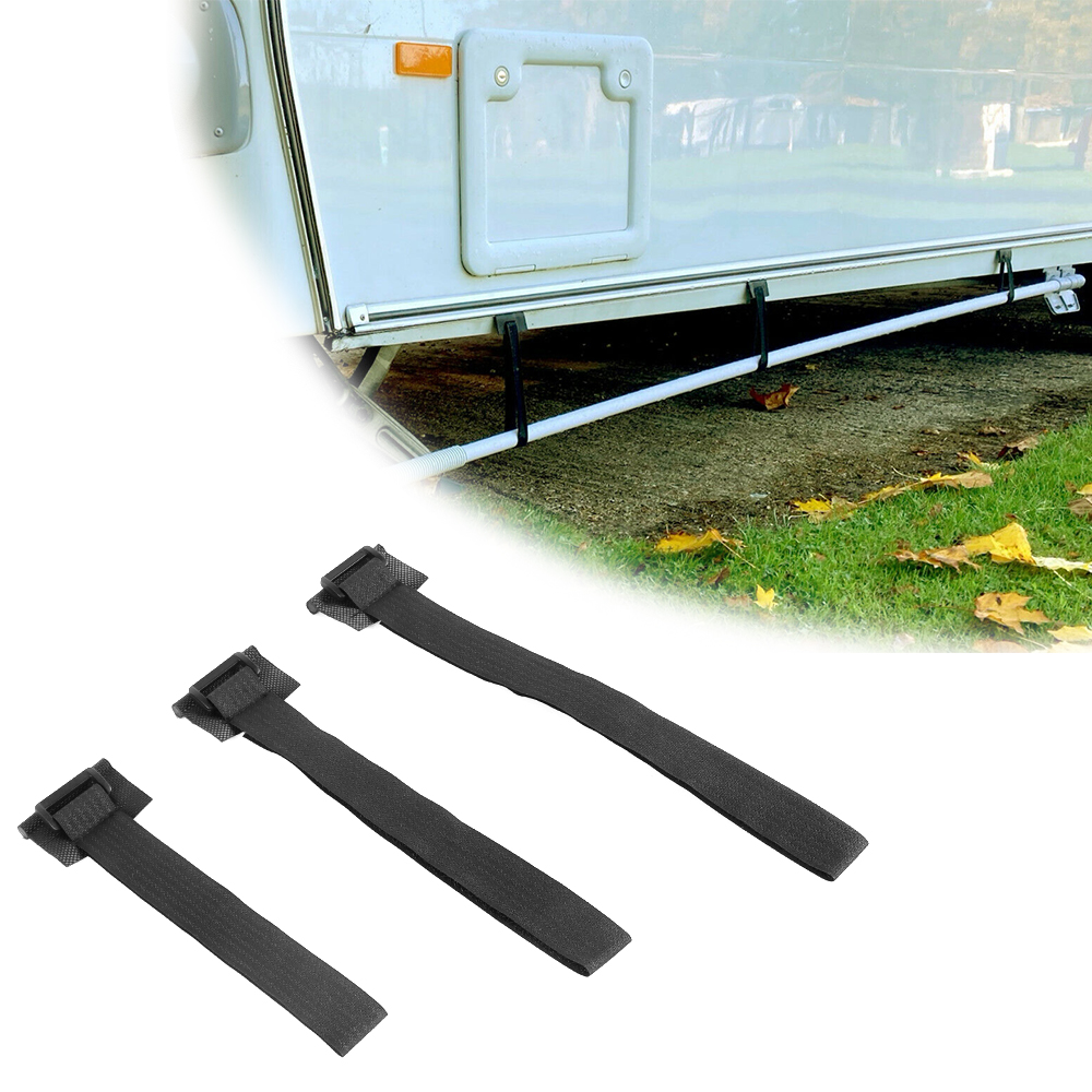 AliExpress 3pcs Caravan Water Pipe Holder Caravan Power Cable And Fresh Water Pipe Support Straps For Home Garage Boat RV, view 2