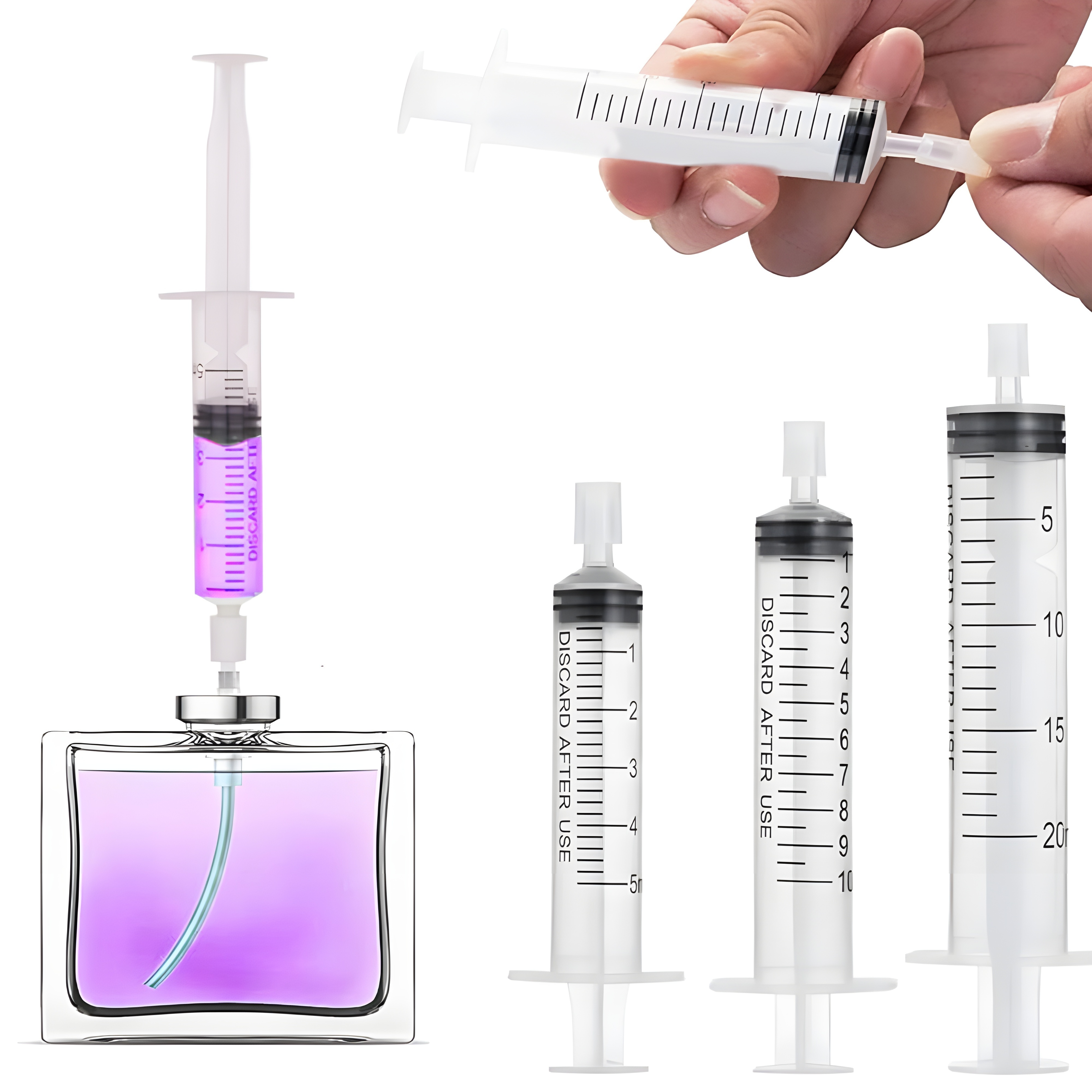 AliExpress 3-Piece Perfume Drip Straw and Mini Funnel Set