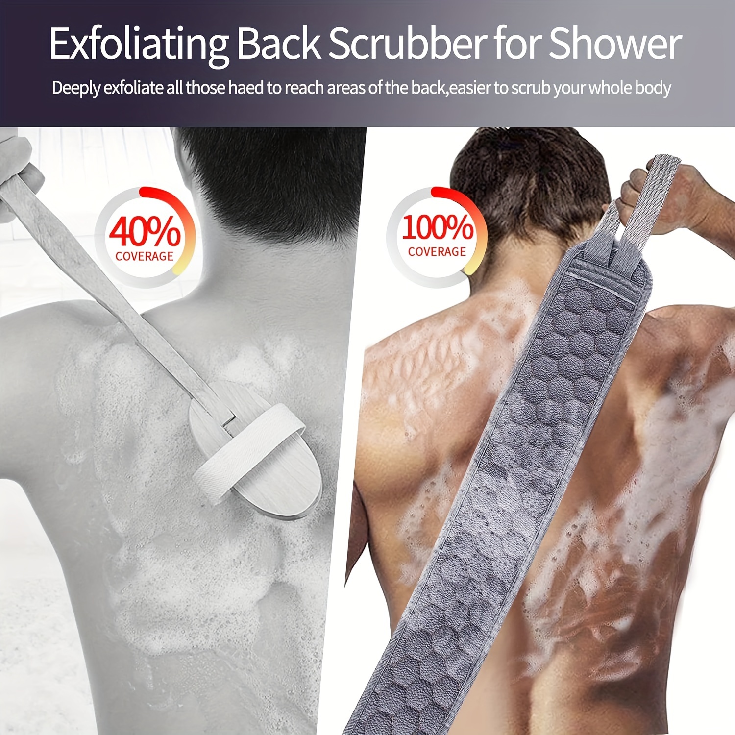 AliExpress 3-Piece Exfoliating Body Scrubber Set, view 6