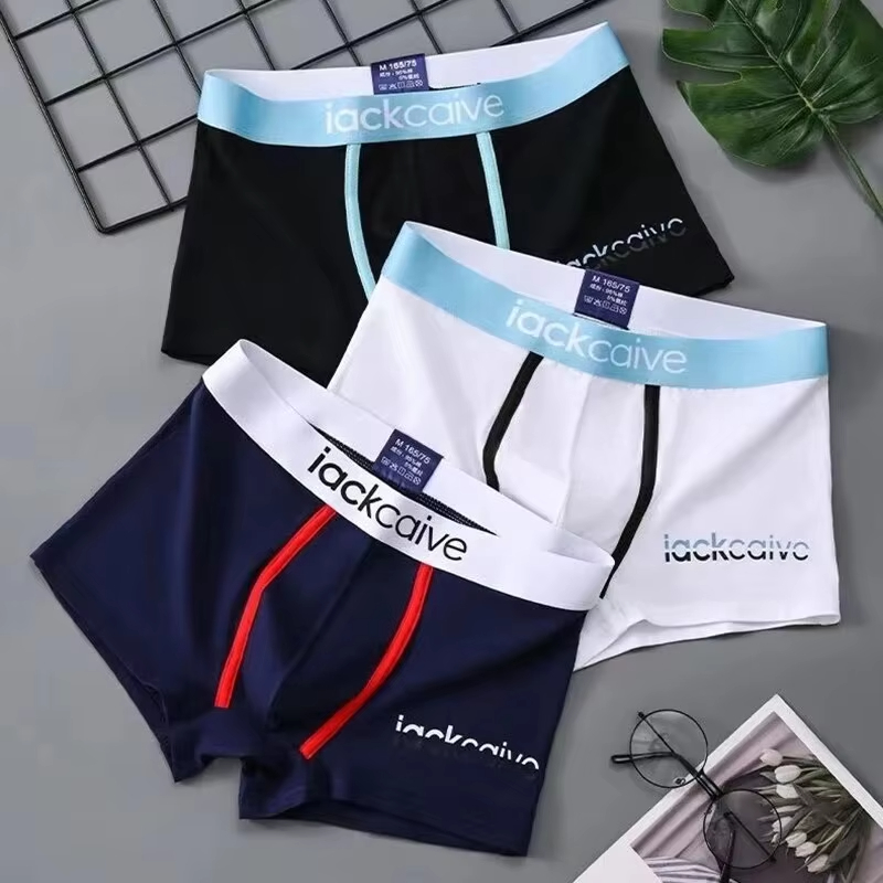 AliExpress 3Pcs Male Panties Cotton Men's Underwear Boxers Breathable Man Boxer Printed Underpants Comfortable Shorts Men Underwear M-3XL