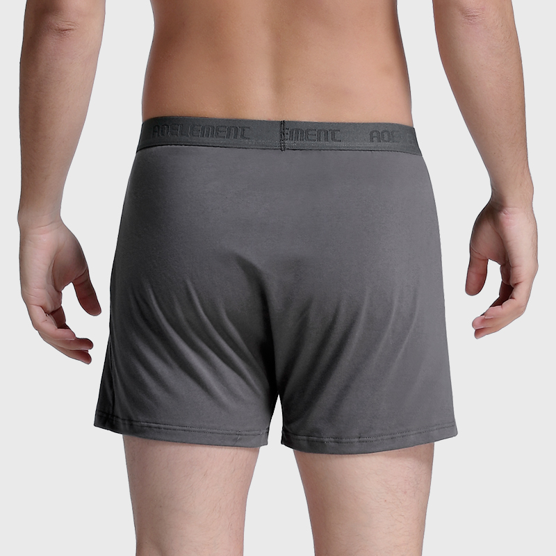 AliExpress 3Pcs Men's Underwear Loose Home Shorts Summer Boxer Briefs Thin Cotton Arrow Pants Large Size Four Corners Home, view 2