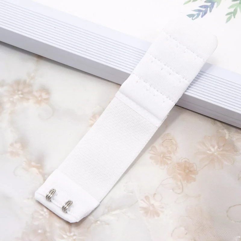 AliExpress 3Pcs/set 2 Hook Bra Extender Women's Elastic Bra Extension Strap Hook Clip Expander Adjustable Belt Buckle Intimates Accessories, view 6