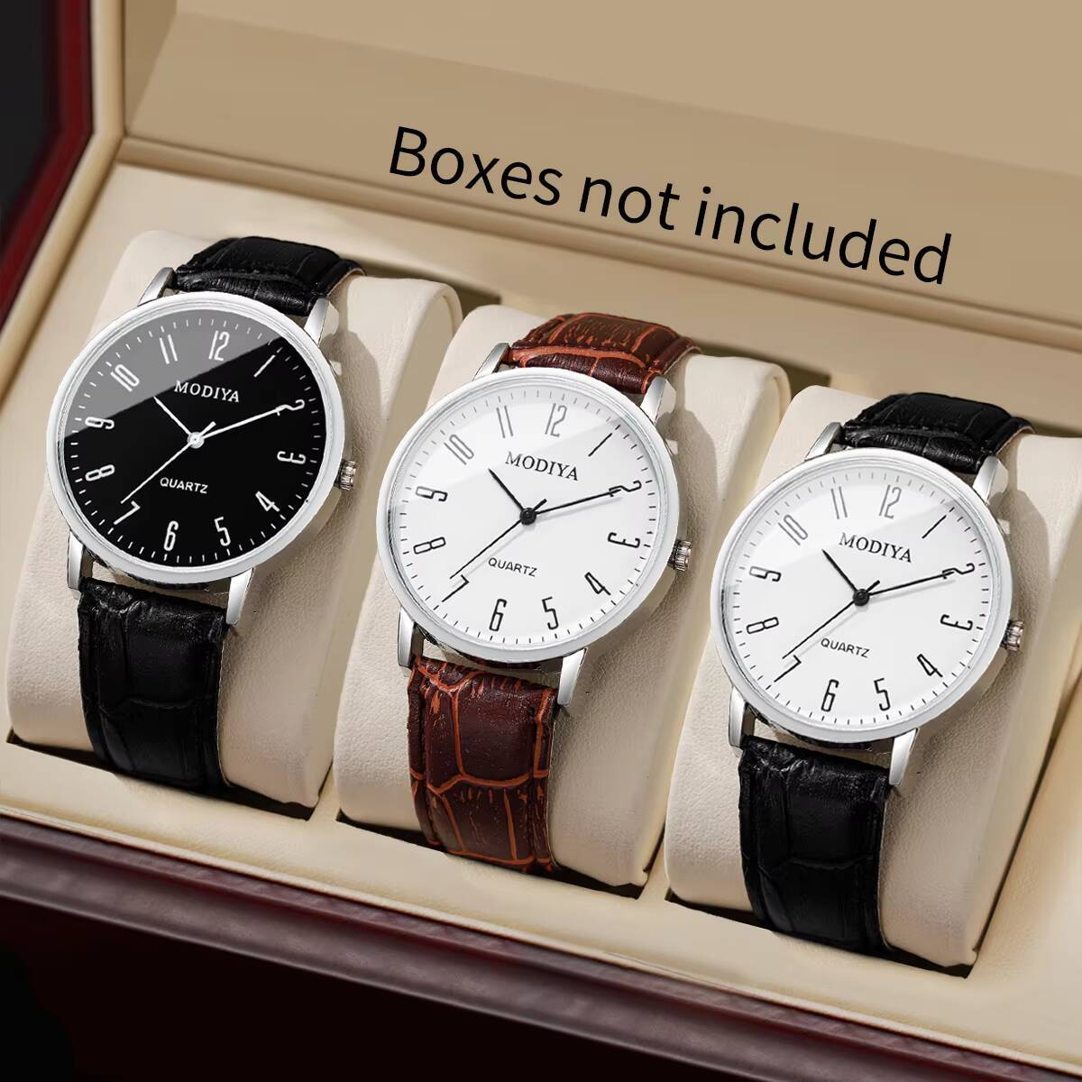 AliExpress Men's Quartz Business Watch Set (3-Piece)