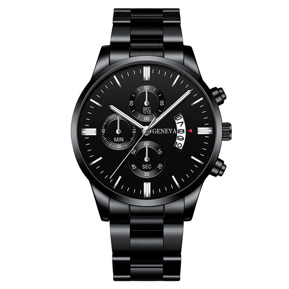 AliExpress 3-Piece Men's Stainless Steel Quartz Watch Set, view 6