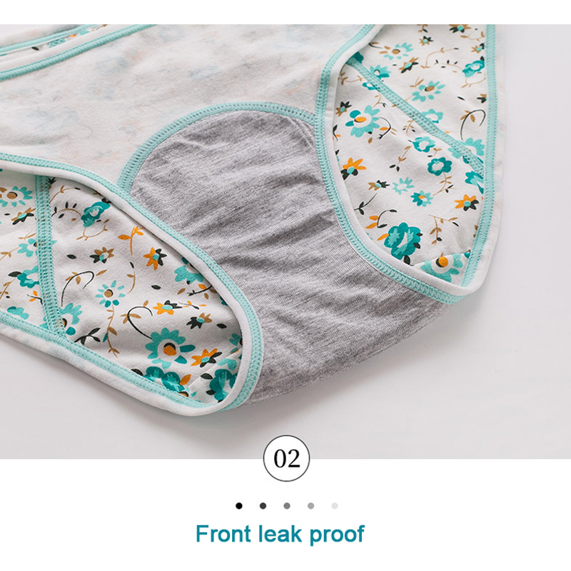 AliExpress 3pcs/Set Leak Proof Menstrual Panties Girls Period Underwear Sexy Pants Physiological Underwear New Product Waterproof Briefs, view 4