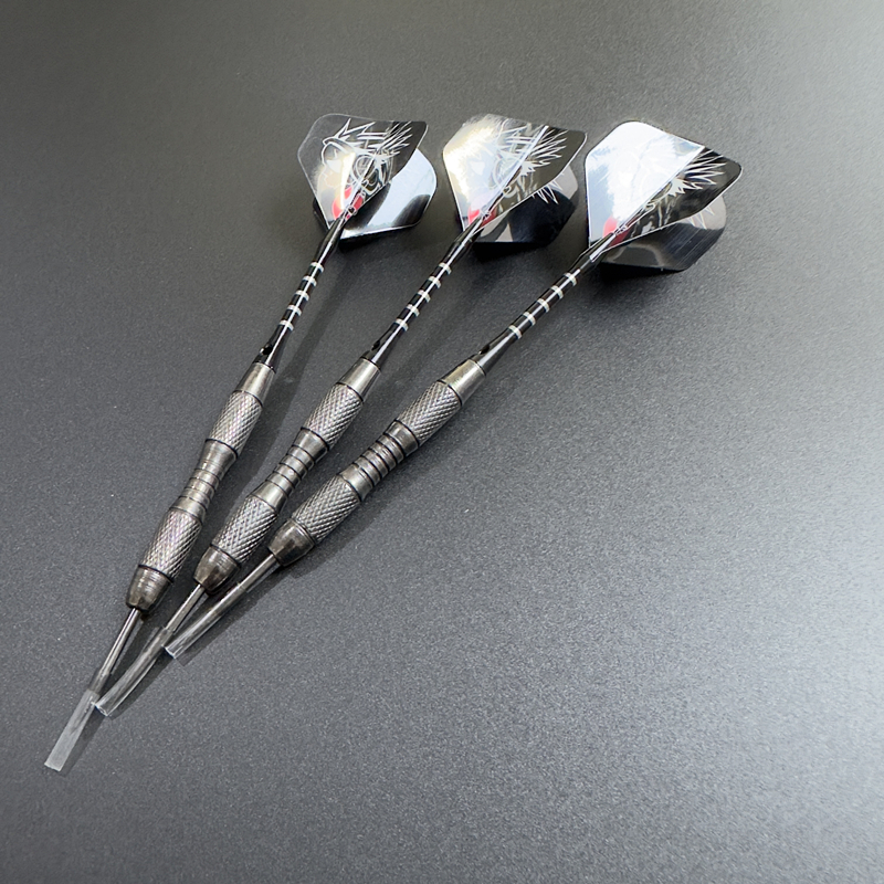 AliExpress 3pcs/Set Metal High-grade Imitation Tungsten Steel Needle Darts 20g Professional Competition Training Black Aluminum Rod Plastic, view 2