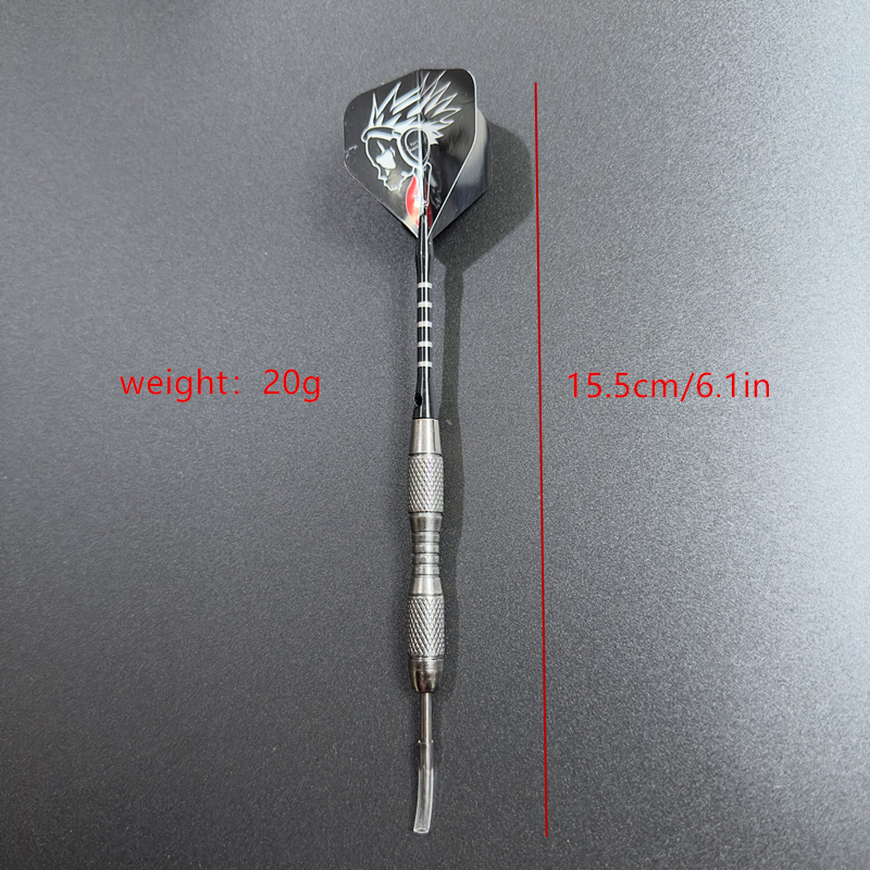 AliExpress 3pcs/Set Metal High-grade Imitation Tungsten Steel Needle Darts 20g Professional Competition Training Black Aluminum Rod Plastic, view 4