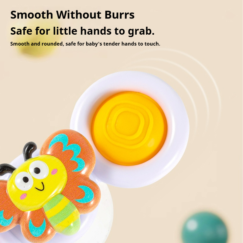 AliExpress 3pcs/Set Suction Cup Spinning Top Cartoon Animal Spinner Toys or with Watch Band Funny Bath Baby Educational Fidget Toy Kid Gift, view 5