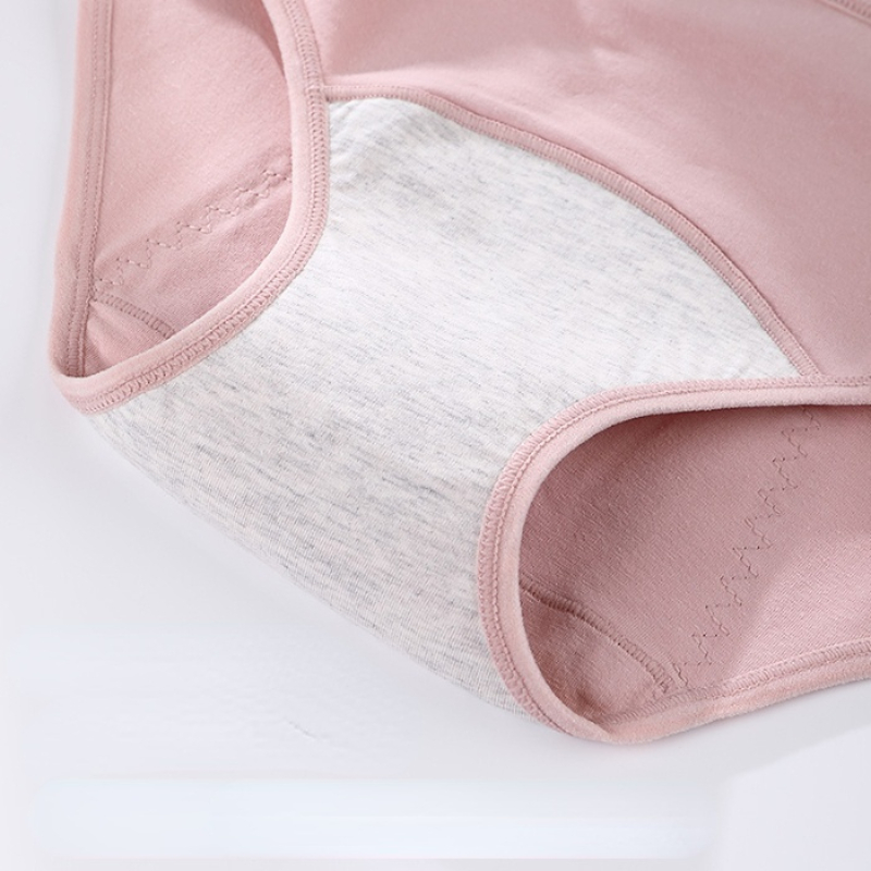 AliExpress 3PCS/set Women's menstrual briefs large flow postpartum water absorption leakproof briefs women's pure cotton menstrual briefs, view 5