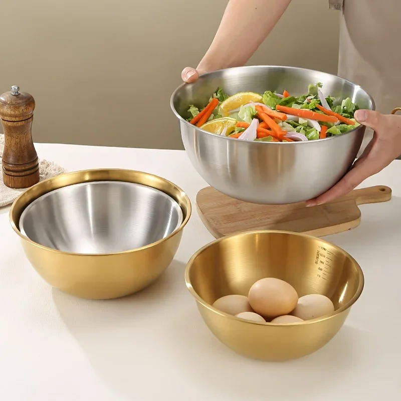 AliExpress Stainless Steel Mixing Bowl Set (3-Piece), view 4