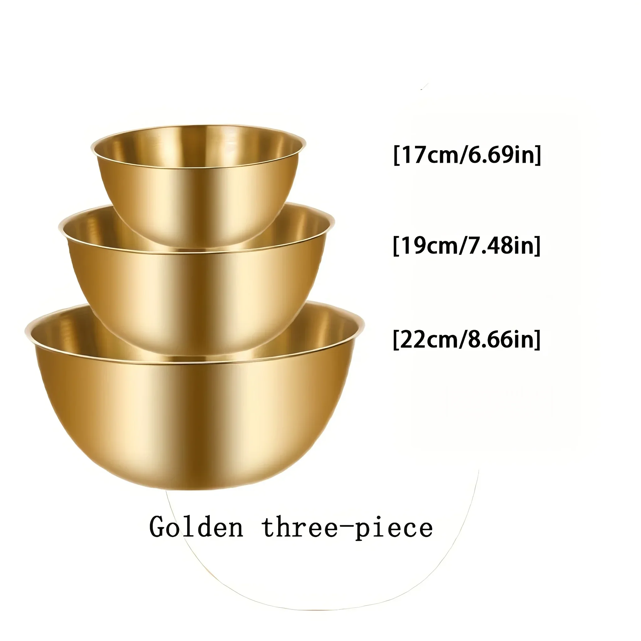 AliExpress Stainless Steel Mixing Bowl Set (3-Piece), view 5