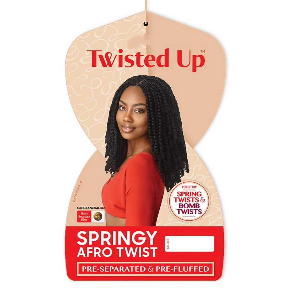 AliExpress 3X Springy Afro Twist Synthetic Braid 16/24inch Short Soft Afro Twist Crochet Braiding Hair Natural Hairstyles For Black Women, view 6