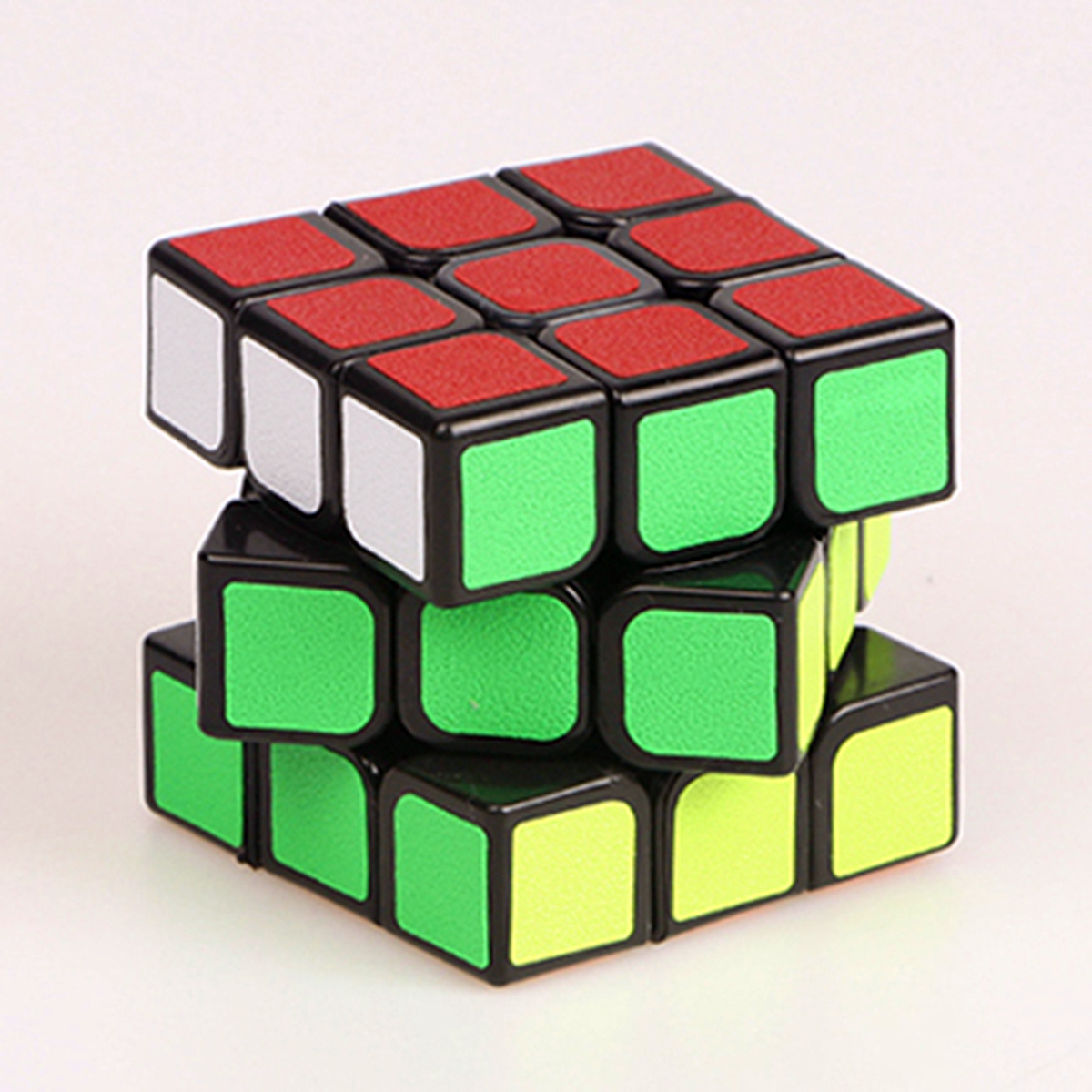 AliExpress 3x3x3 3D Fun Stress Relief Brain Boosting Puzzle Professional Smooth Speed Game Color Blocking Children's Toy Gift, view 2