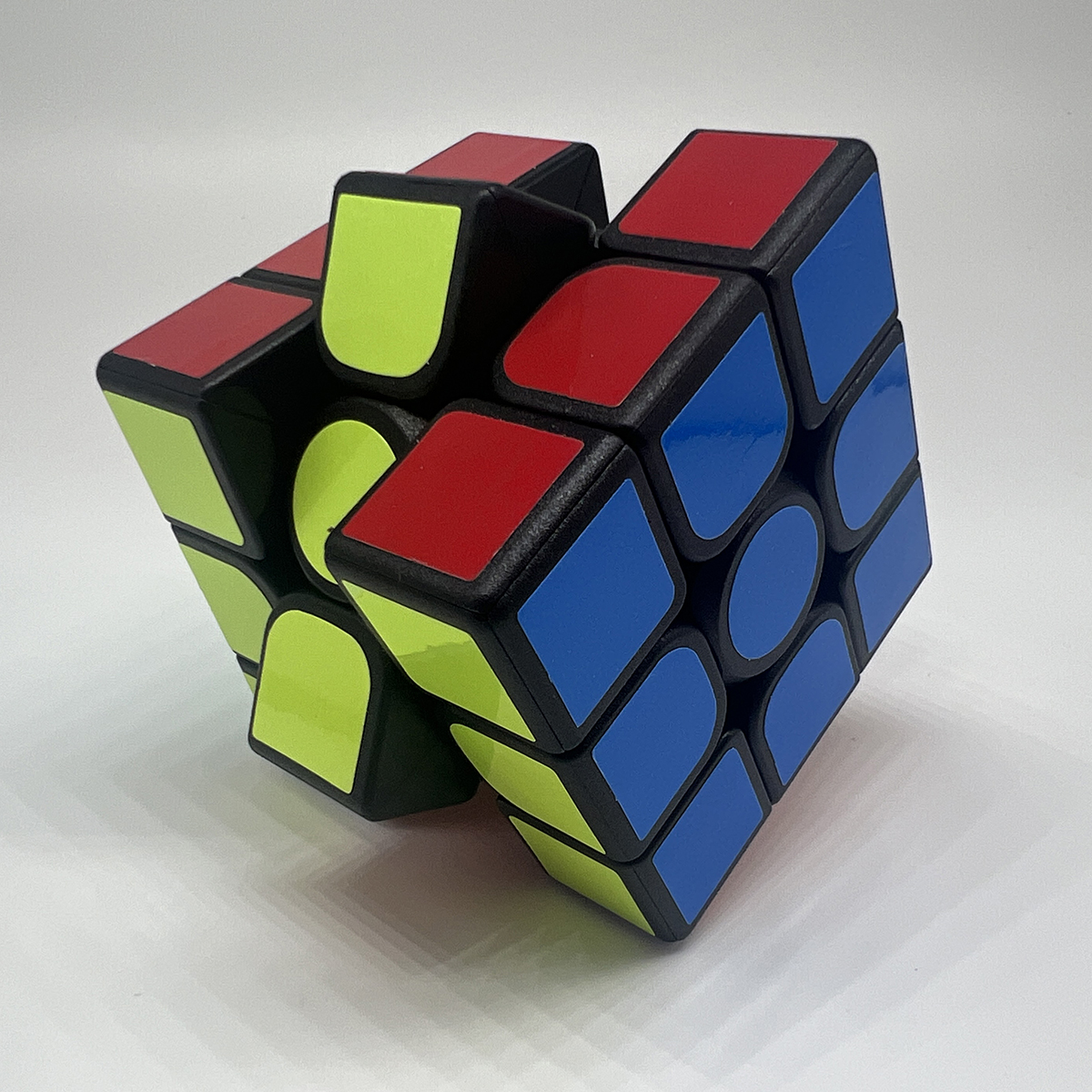 AliExpress 3x3x3 3D Fun Stress Relief Brain Boosting Puzzle Professional Smooth Speed Game Color Blocking Children's Toy Gift, view 5