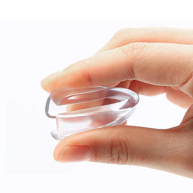 AliExpress 4/10pcs Baby Safety Corner Silicone Protector Table Soft Transparent Children Anti Collision Corner Edge Protection Guards, view 2
