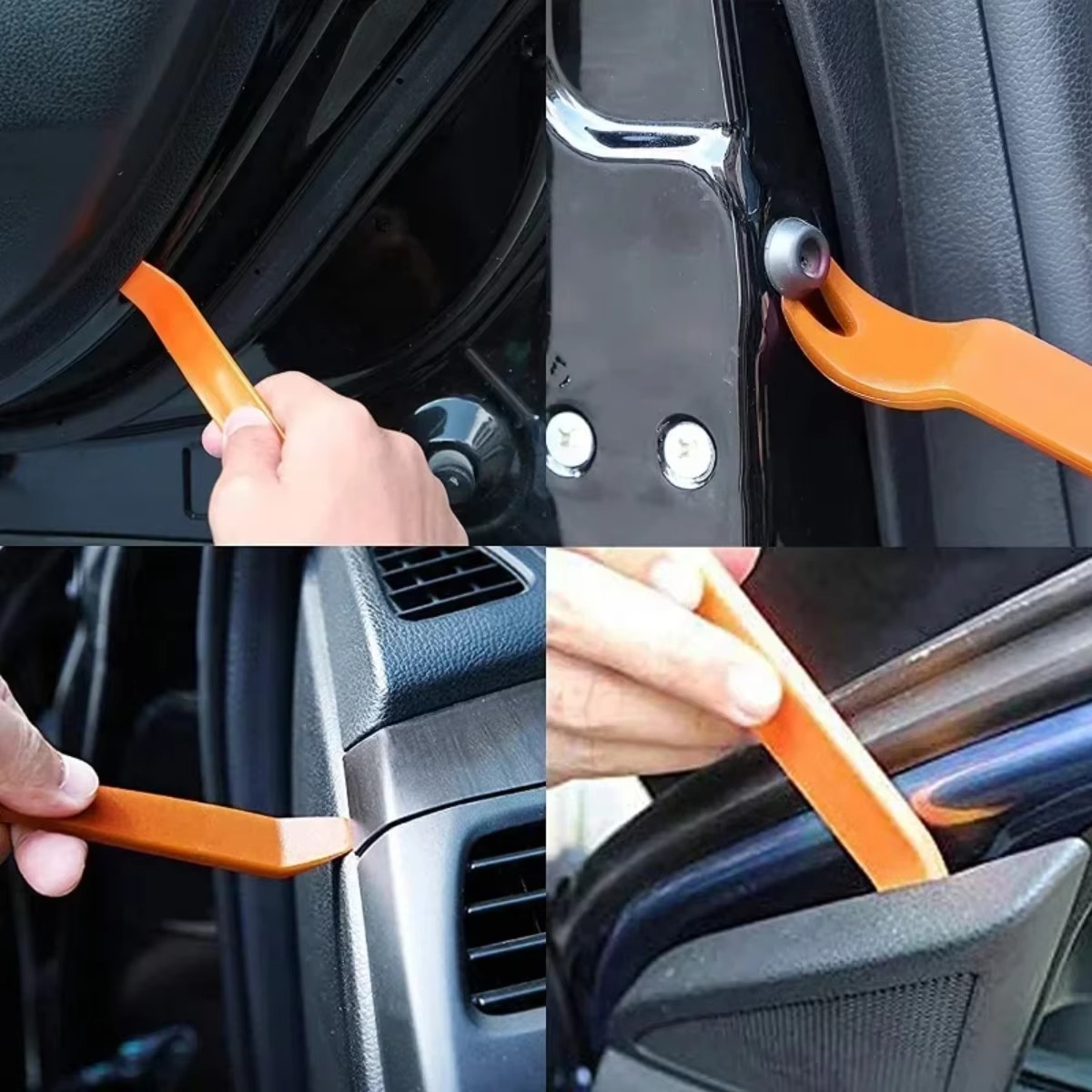 AliExpress 4/1pcs Car Door Clip Disassembly Tools Set DVD Stereo Refit Kits Interior Plastic Trim Panel Removal Tool Uses For Auto Parts, view 3