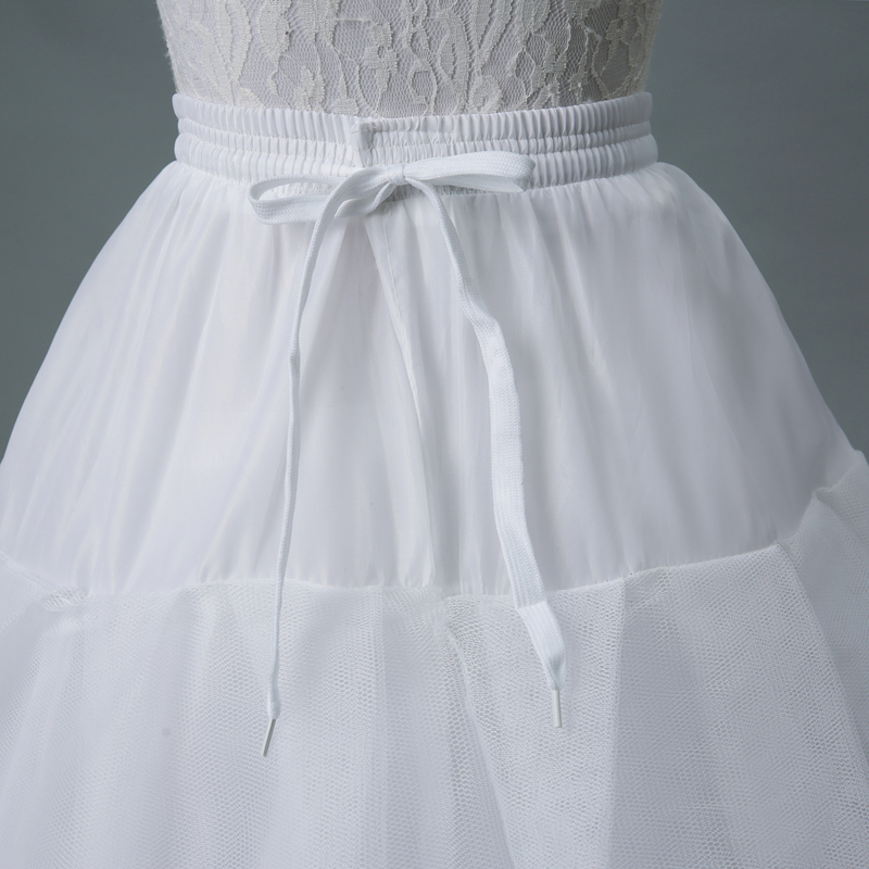 AliExpress 4/6/8 Layers Tulle Petticoat Wedding Accessories Chemise Without Hoops For A Line Wedding Dress Wide Puffy Underskirt, view 6