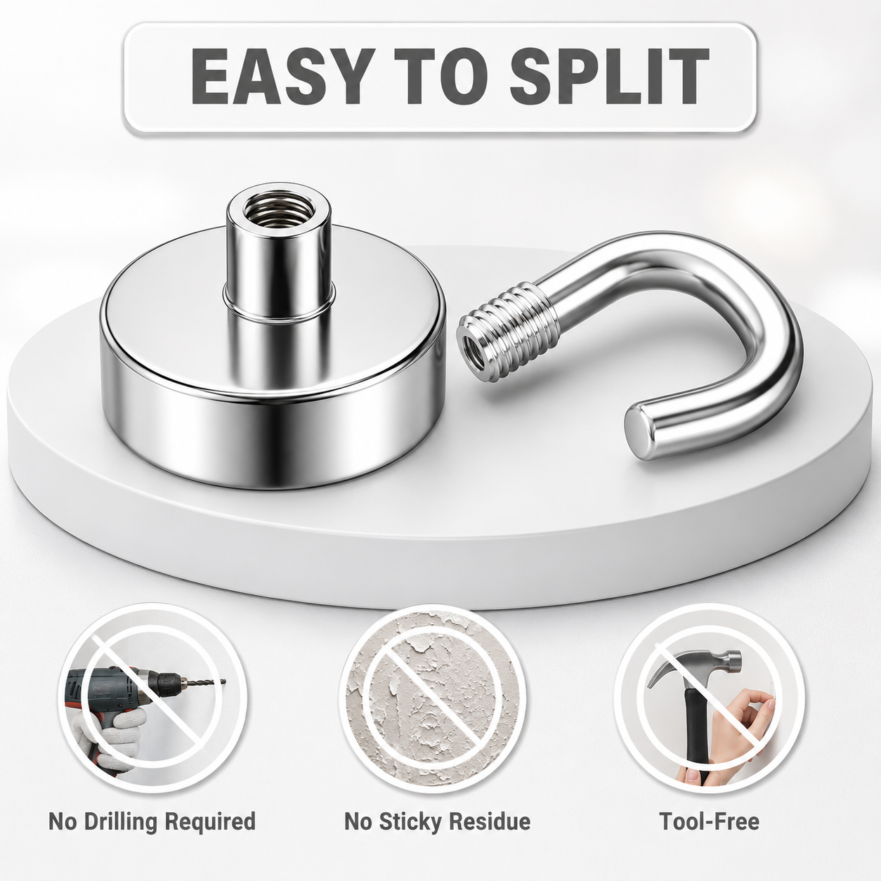 AliExpress Heavy-Duty Magnet Hooks (4, 6 or 8-Pack), view 3