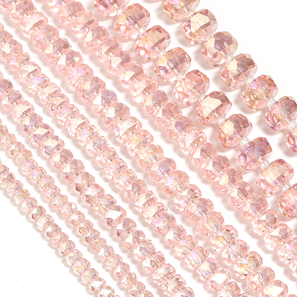 AliExpress Flat Round Austrian Crystal Glass Beads (4, 6, 8mm), view 3
