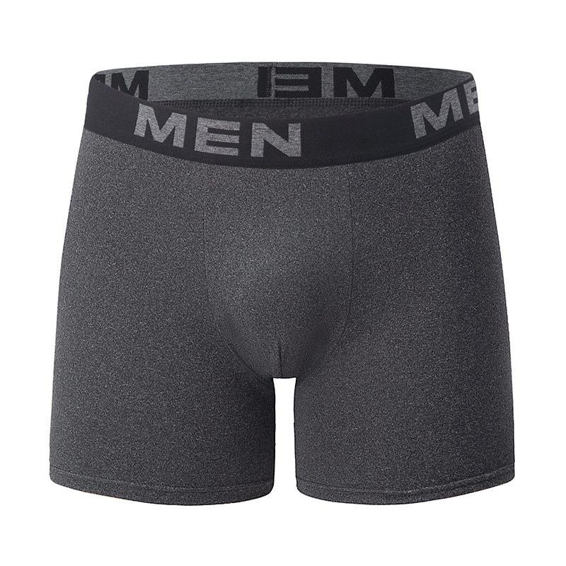 AliExpress 4/7 Piece Set Of Four Season Men's Solid Color Long Casual Underwear Fashionable Sports Base Shorts Plus Size Flat Corner Pants, view 5