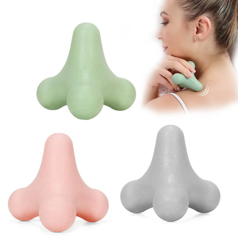 AliExpress 4 Corner Fascia Massage Ball Muscle Relief Tool For Neck Shoulder Back Waist Foot Yoga Fitness Relaxation Meridian Fitness Ball