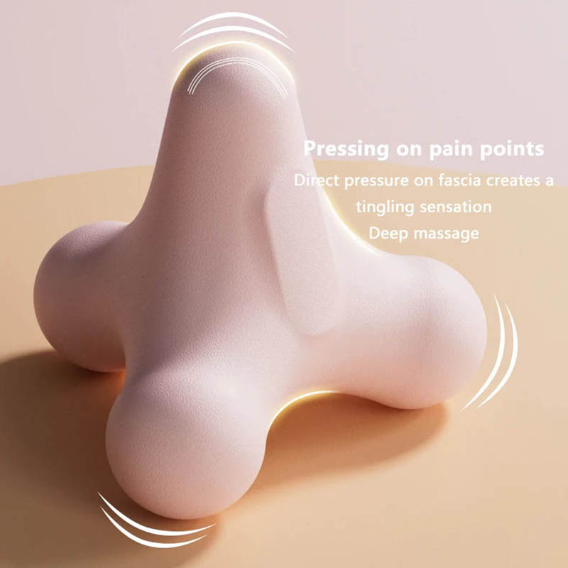 AliExpress 4 Corner Fascia Massage Ball Muscle Relief Tool For Neck Shoulder Back Waist Foot Yoga Fitness Relaxation Meridian Fitness Ball, view 3