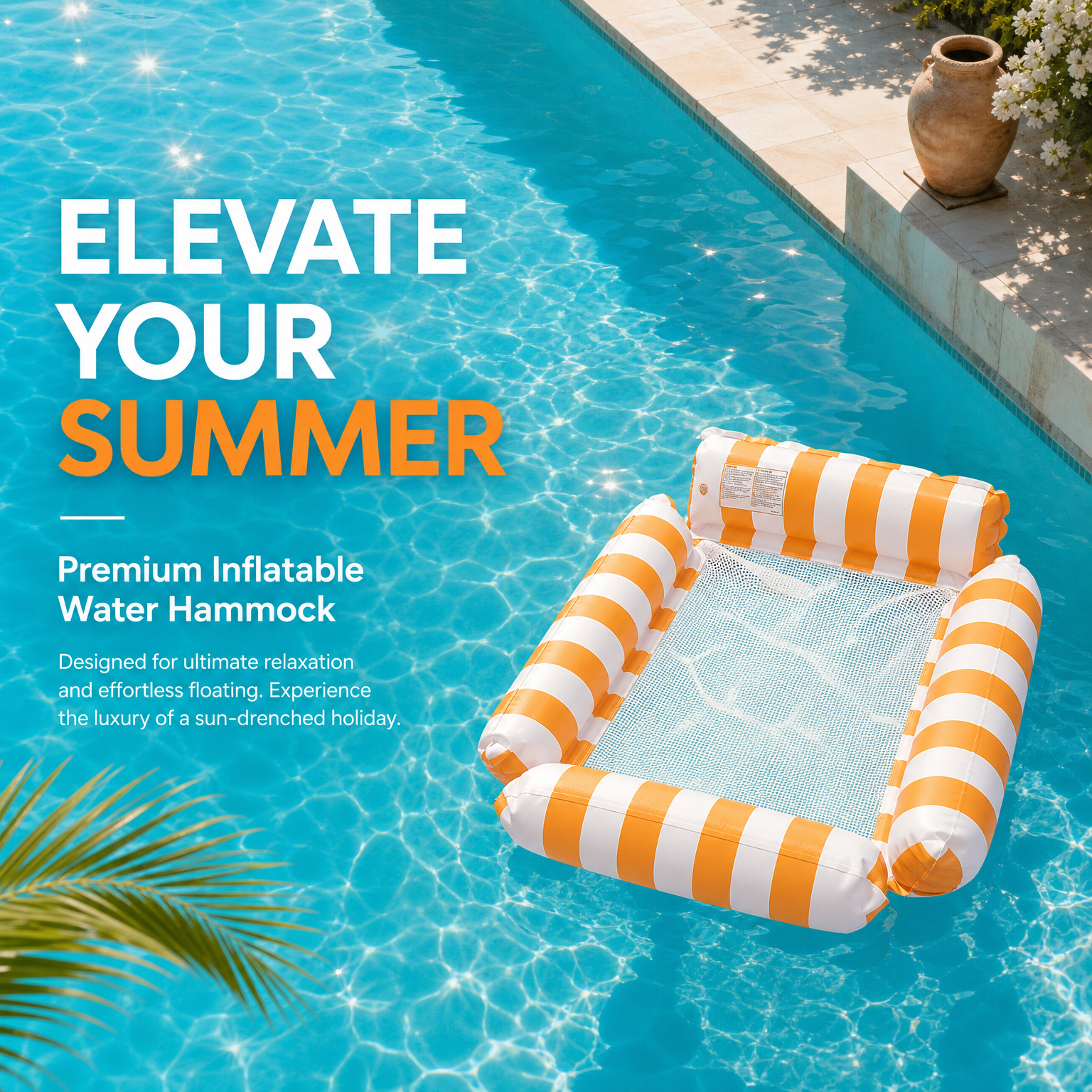 AliExpress 4 Tubes Inflatable Pool Float Thickened PVC Anti Rollover Water Lounger for Adults Summer Beach Pool Party